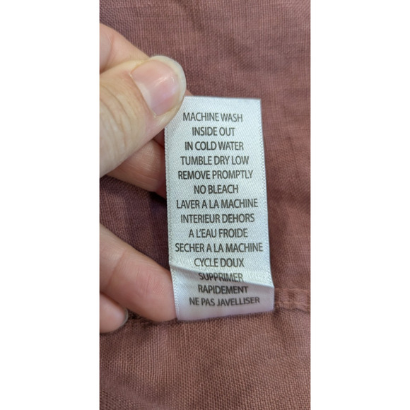 Frank & Eileen Rory Linen Shirt Dress Small Button Down Midi Maxi Sienna - Picture 8 of 10